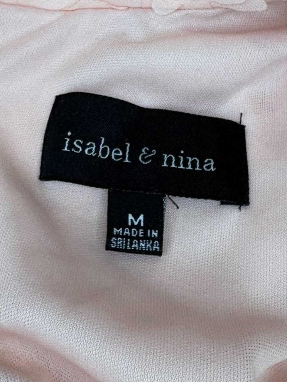 NWT Isabel & Nina 3D Flower Mock Neck Sleeveless Dress‎ size M, Blush - Picture 10 of 11